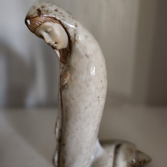 Three Piece Natural Tone Ceramic Holy Family Set - Picture 6 of 10